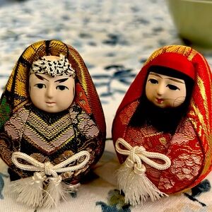 Pair of VintageJapanese figurines.